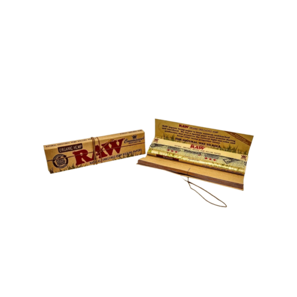 RAW Organic Hemp King Size Papers w Tips