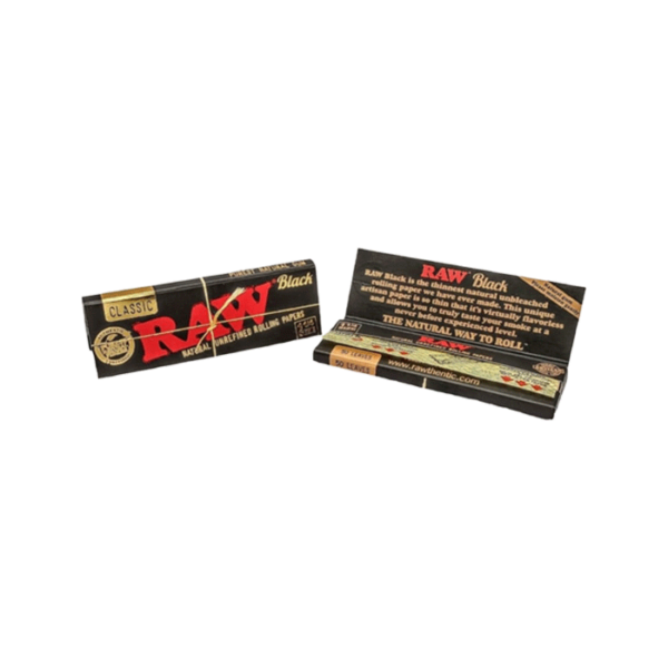 Raw Black Classic 1 1/4 Size Slim