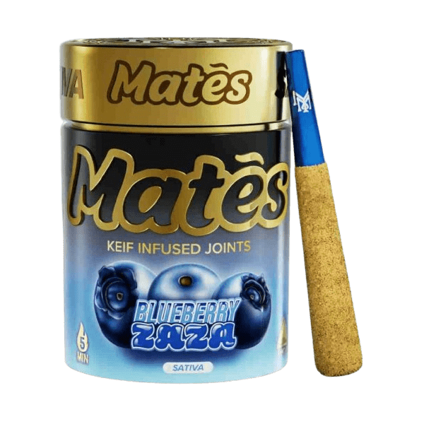 BLUEBERRY_ZAZA-min kief-infused joints—5 mini pre-rolls blueberry zaza
