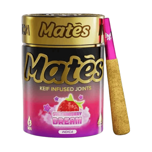 STRAWBERRY_CREAM_INDICA-min kief-infused joints—5 mini pre-rolls strawberry